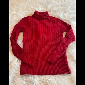 NO BOUNDARIES women red sweater /Juniors M 7/9
